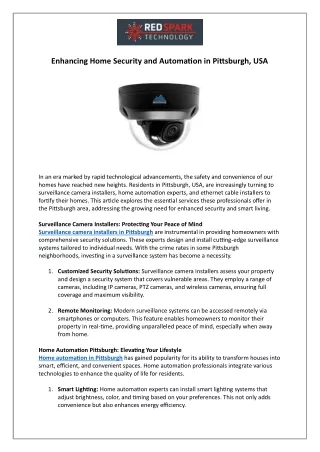 enhancing home security and automation