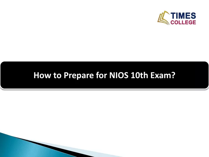 how to prepare for nios 10th exam