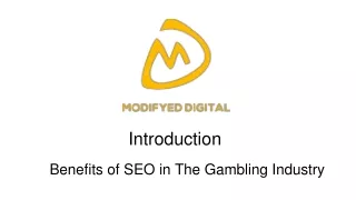 Benefits of SEO in The Gambling Industry