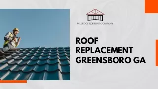 Roof Replacement Greensboro GA