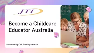 Get your online child care training and education