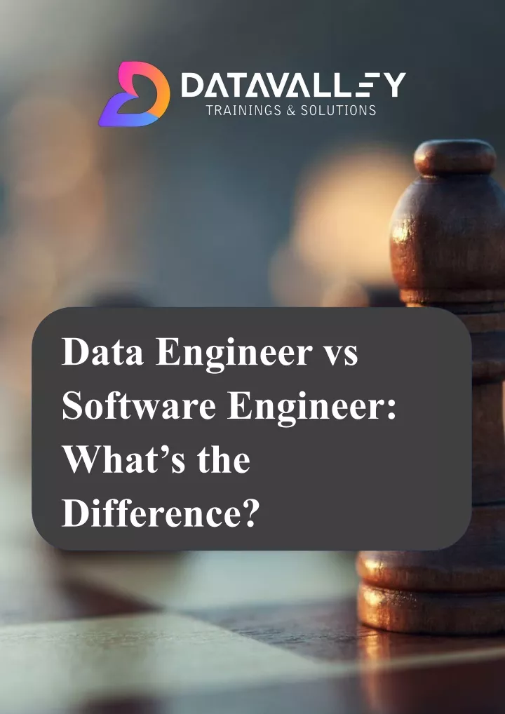 data engineer vs software engineer what