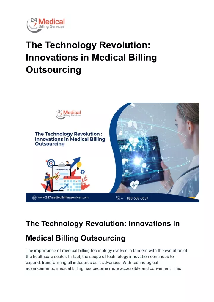 the technology revolution innovations in medical