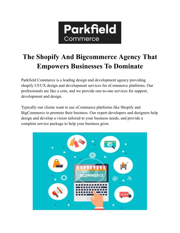 the shopify and bigcommerce agency that empowers