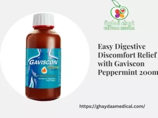 Easy Digestive Discomfort Relief with Gaviscon Peppermint 200ml (1)