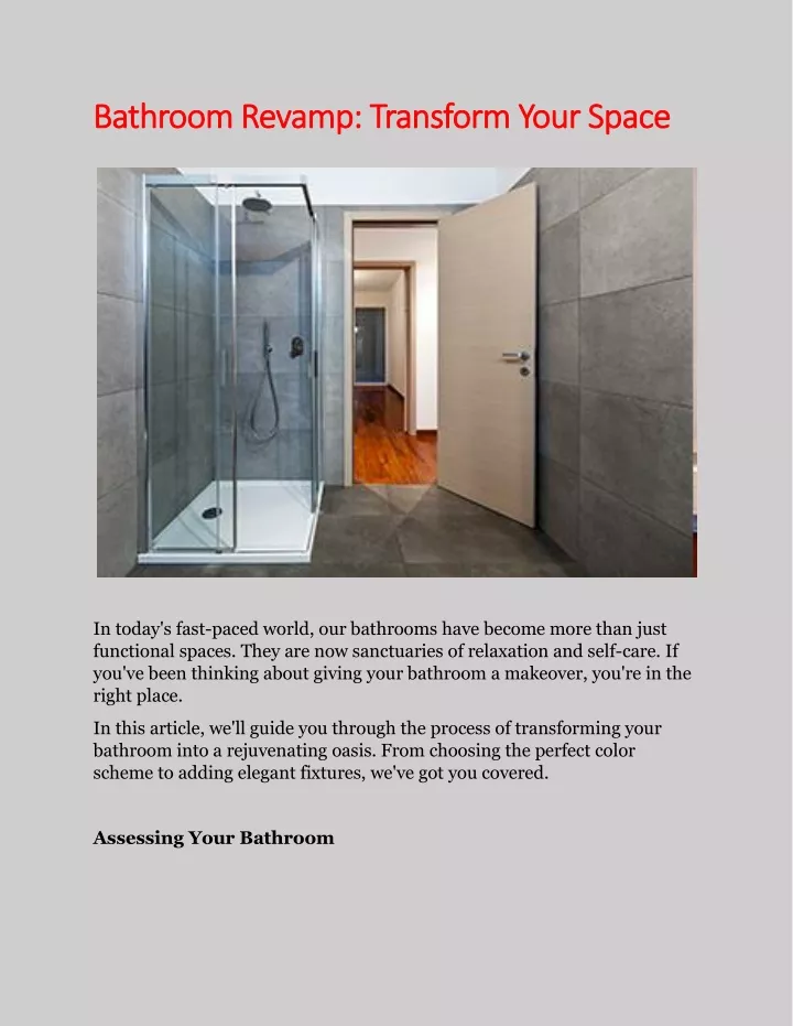 bathroom bathroom revamp transform your space