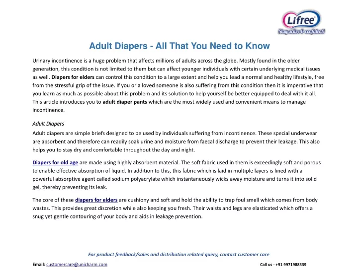 adult diapers all that you need to know