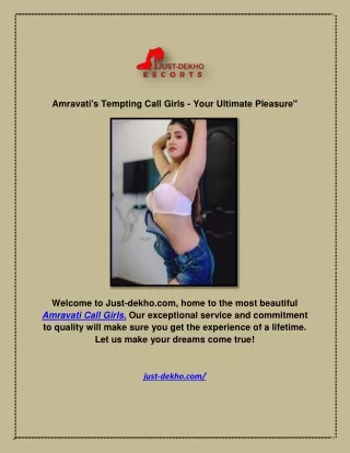 Amravati's Tempting Call Girls - Your Ultimate Pleasure"