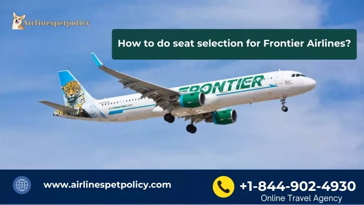 how to do seat selection for frontier airlines