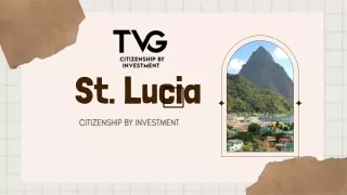 St. Lucia Citizenship Services by TVG Citizenship