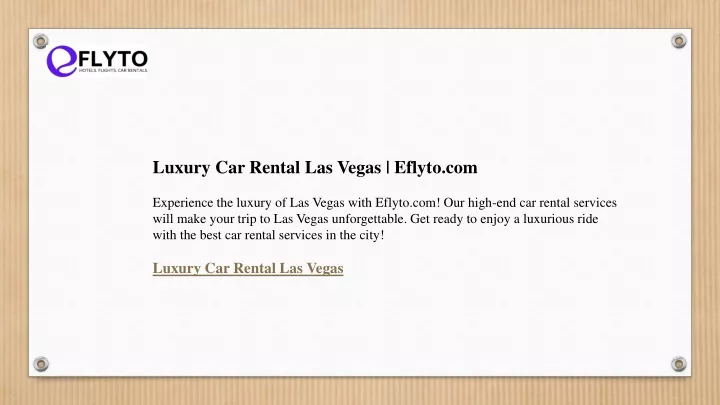 luxury car rental las vegas eflyto com experience