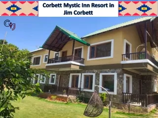 Corbett Resort - Corbett Mystic Inn Jim Corbett