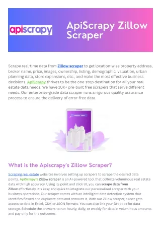 Zillow Scraper