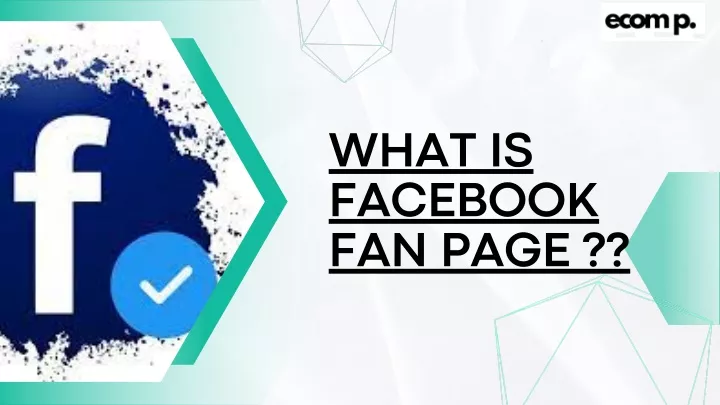 what is facebook fan page