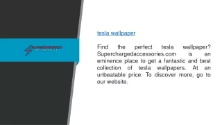 Tesla Wallpaper  Superchargedaccessories.com