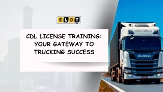 CDL License Training Your Gateway to Trucking Success