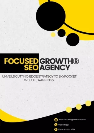 FocusedGrowth® SEO Agency Unveils Cutting-Edge Strategy to Skyrocket Website Rankings!