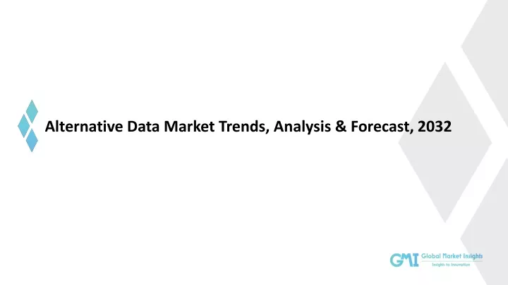 alternative data market trends analysis forecast