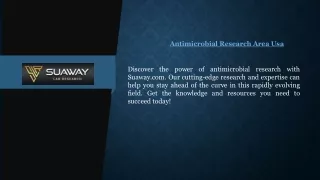 Antimicrobial Research Area Usa Suaway.com