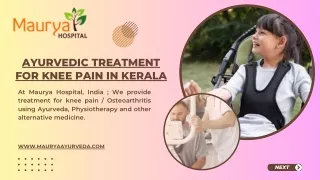 Ayurvedic Treatment for Knee Pain in Kerala