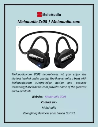 Meloaudio Zc08  Meloaudio