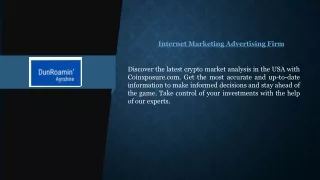 Internet Marketing Advertising Firm  Robertdreghorn.co.uk