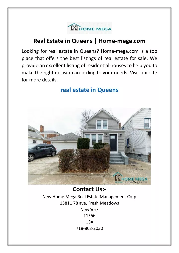 real estate in queens home mega com