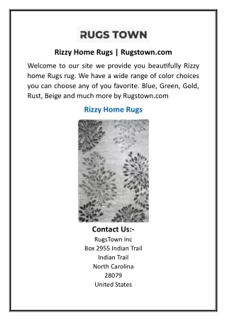Rizzy Home Rugs  Rugstown.com