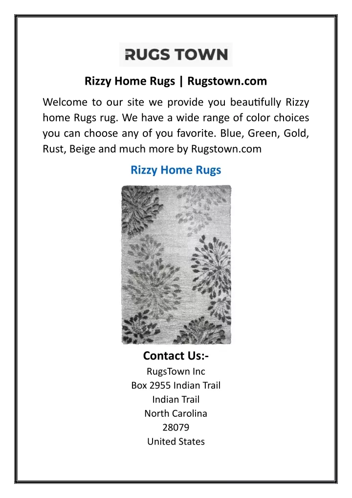 rizzy home rugs rugstown com