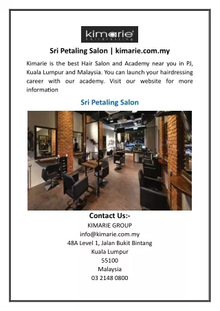 Sri Petaling Salon  kimarie.com.my