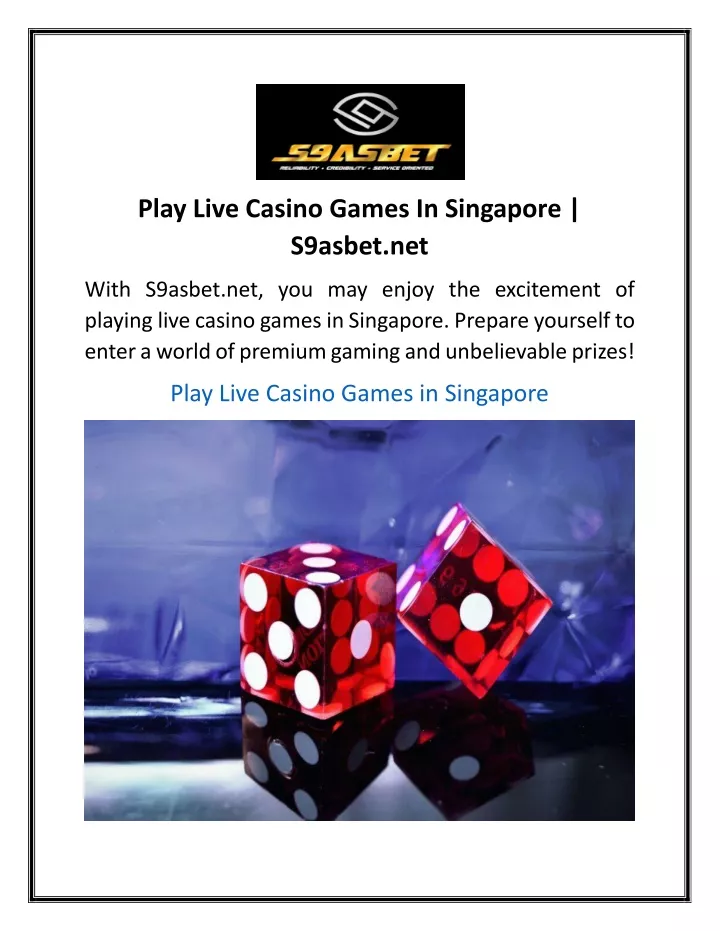 play live casino games in singapore s9asbet net