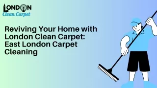 East London carpet cleaning