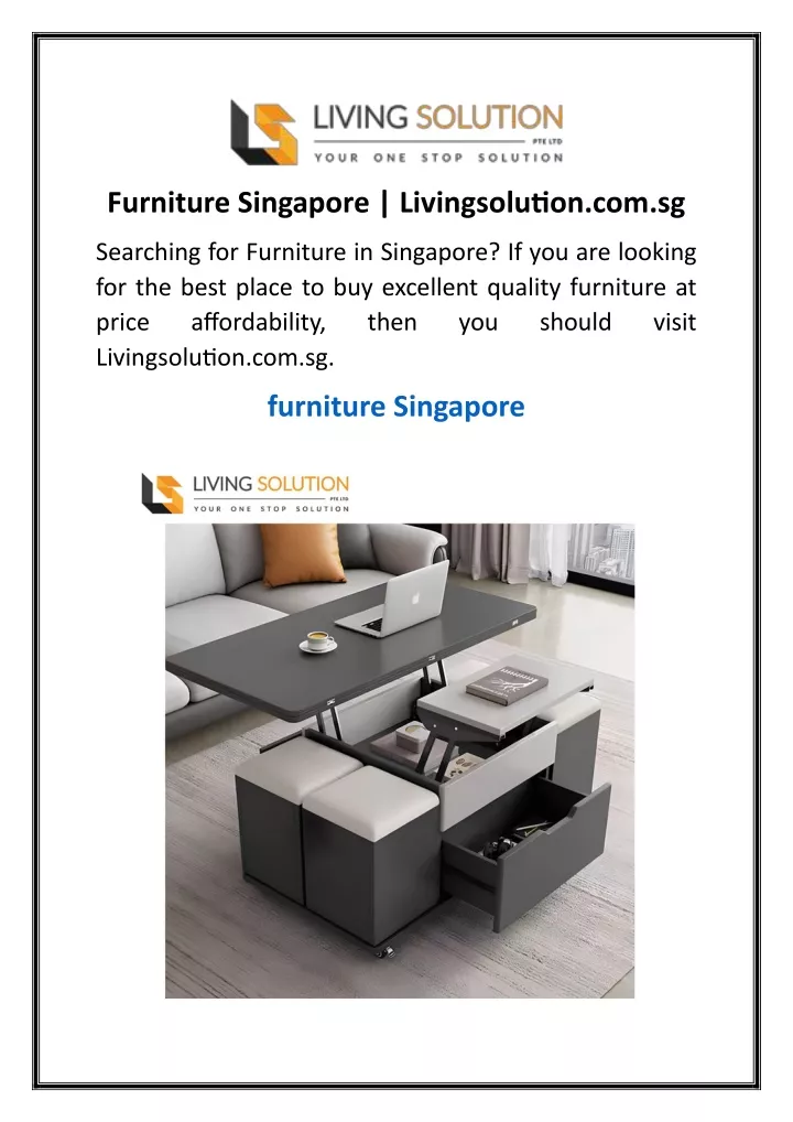 furniture singapore livingsolution com sg