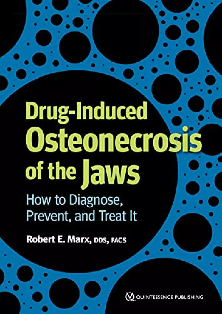 drug induced osteonecrosis of the jaws