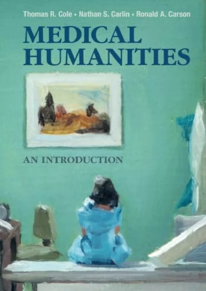 medical humanities an introduction download