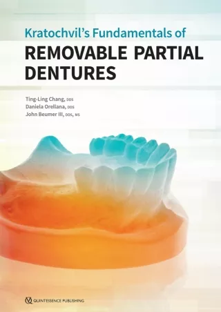 [PDF] DOWNLOAD Kratochvil's Fundamentals of Removable Partial Dentures epub