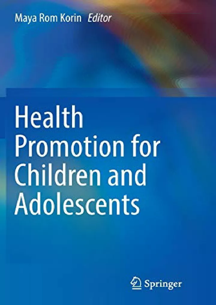 health promotion for children and adolescents
