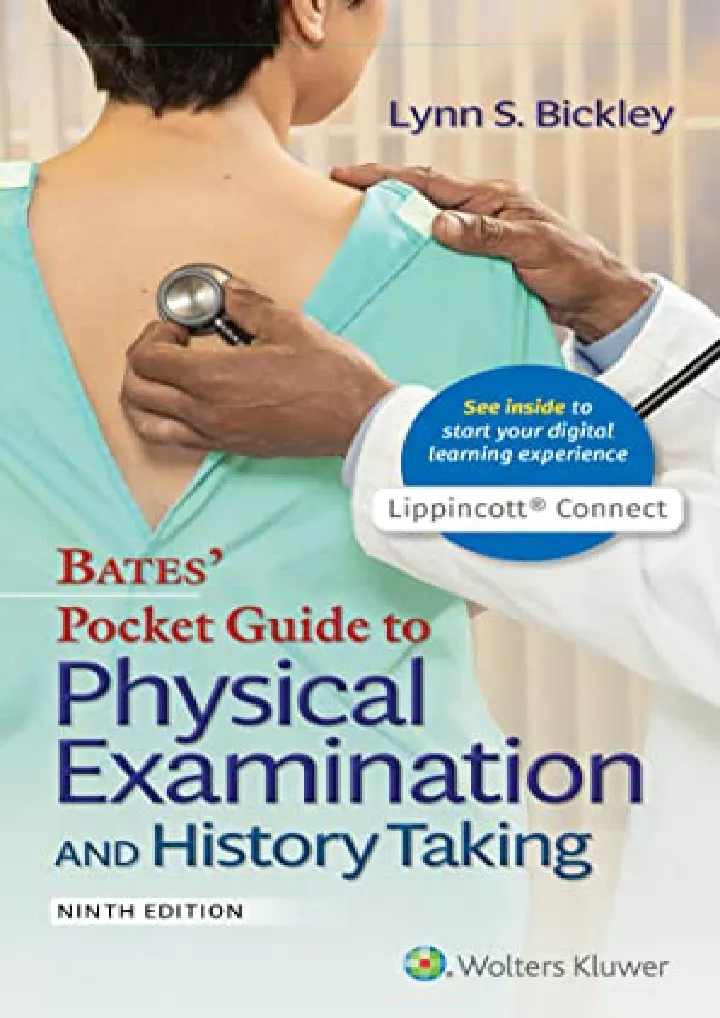 bates pocket guide to physical examination