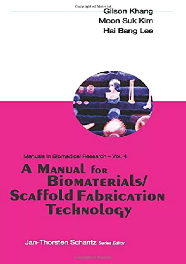 manual for biomaterials scaffold fabrication