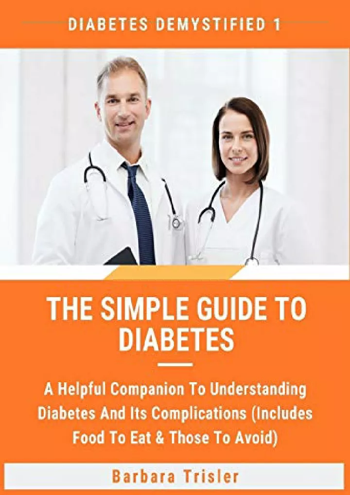 the simple guide to diabetes a helpful companion