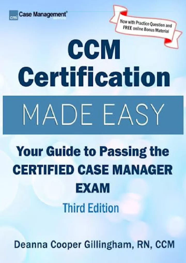 ccm certification made easy your guide to passing