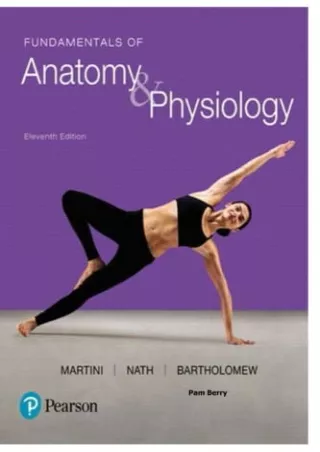Download Book [PDF] Fundamentals of Anatomy & Physiology android