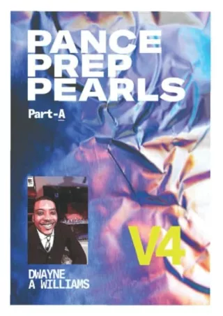 [PDF] DOWNLOAD PANCE PREP PEARLS V4 - BOOK A bestseller