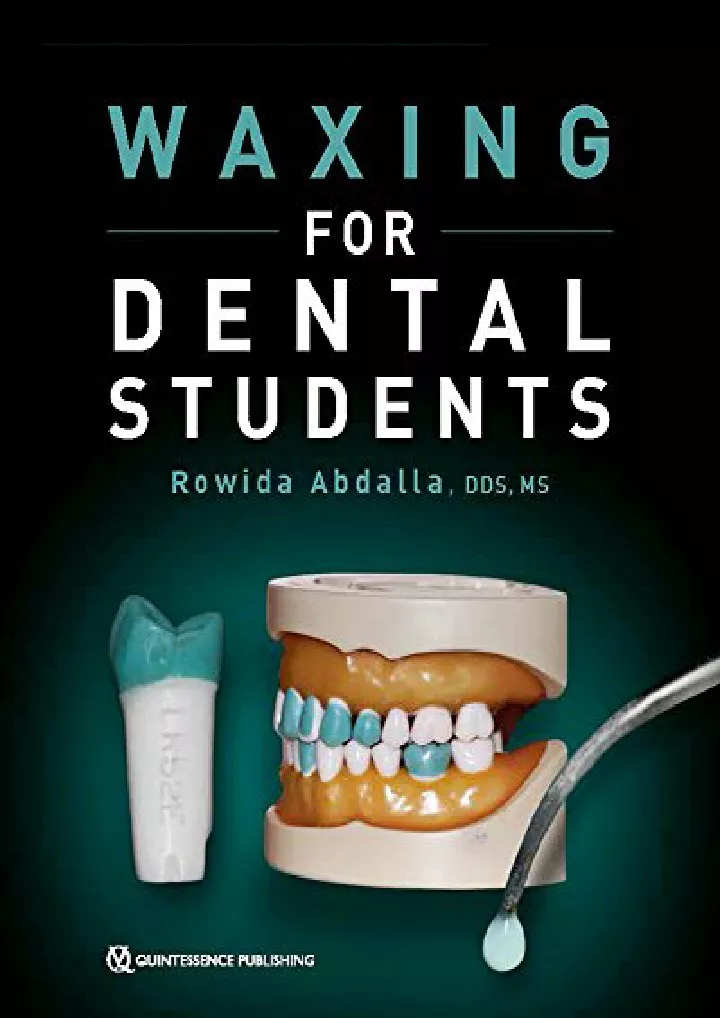 waxing for dental students download pdf read