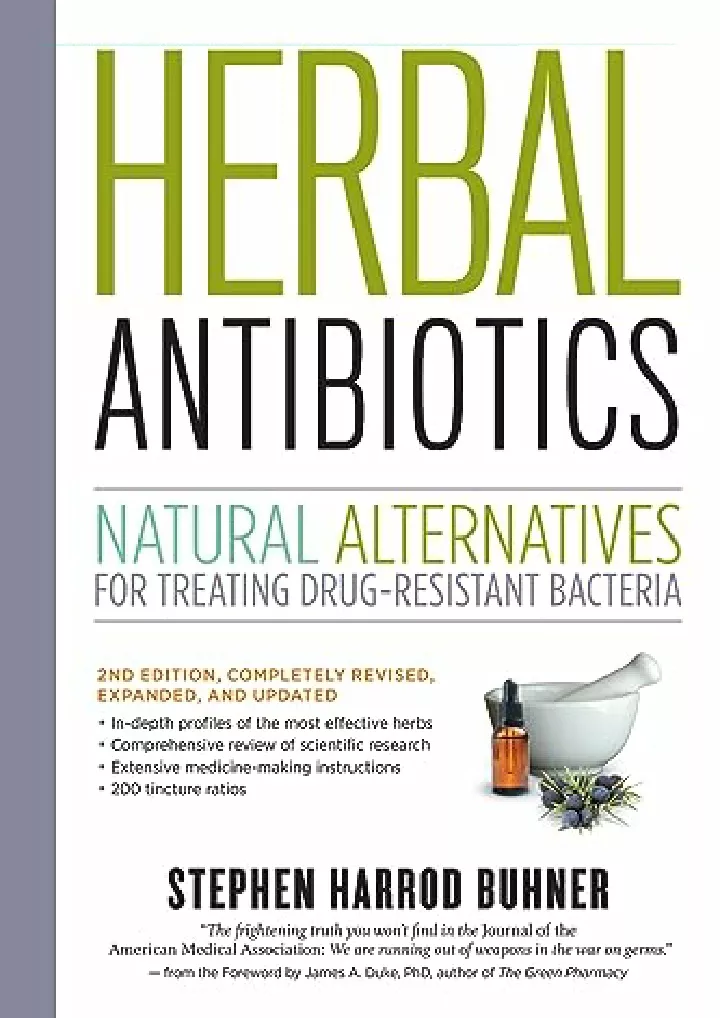 herbal antibiotics 2nd edition natural