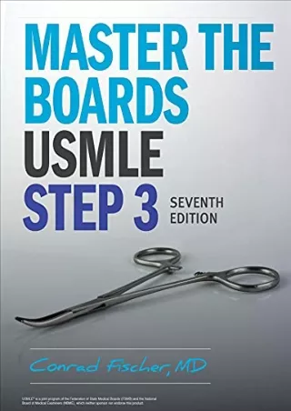 Download Book [PDF] Master the Boards USMLE Step 3 7th Ed. epub