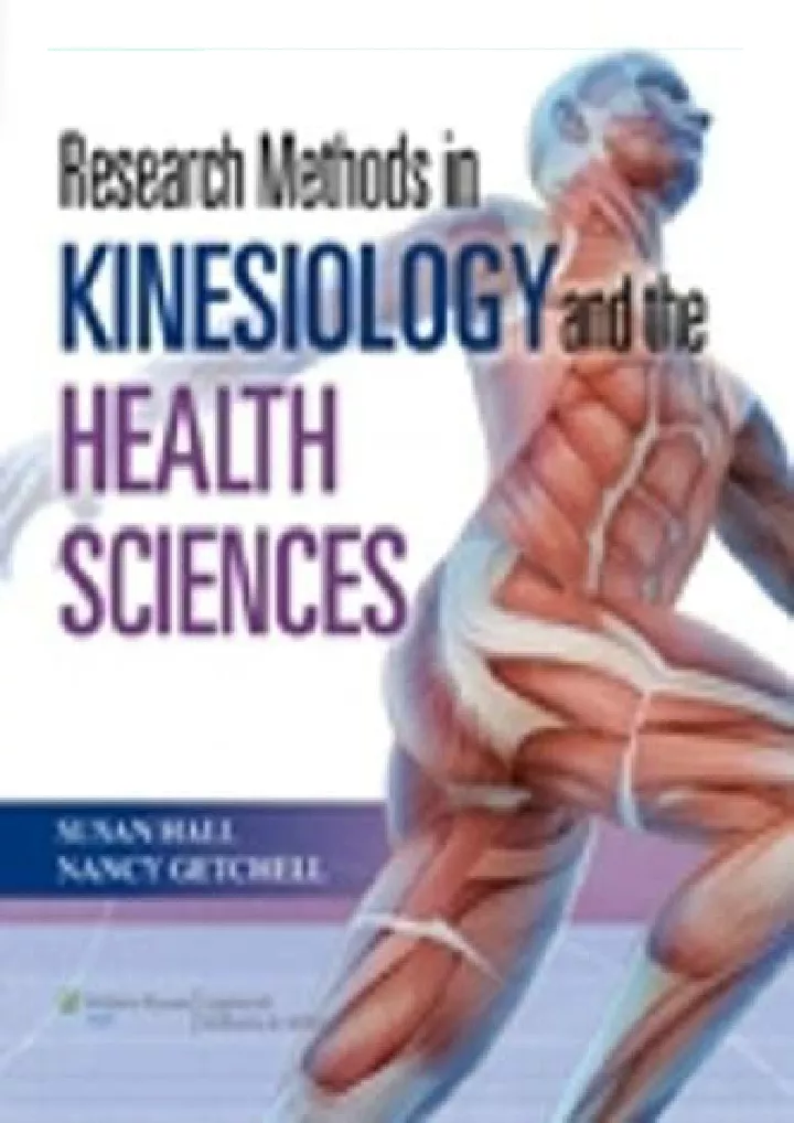 research methods in kinesiology and the health