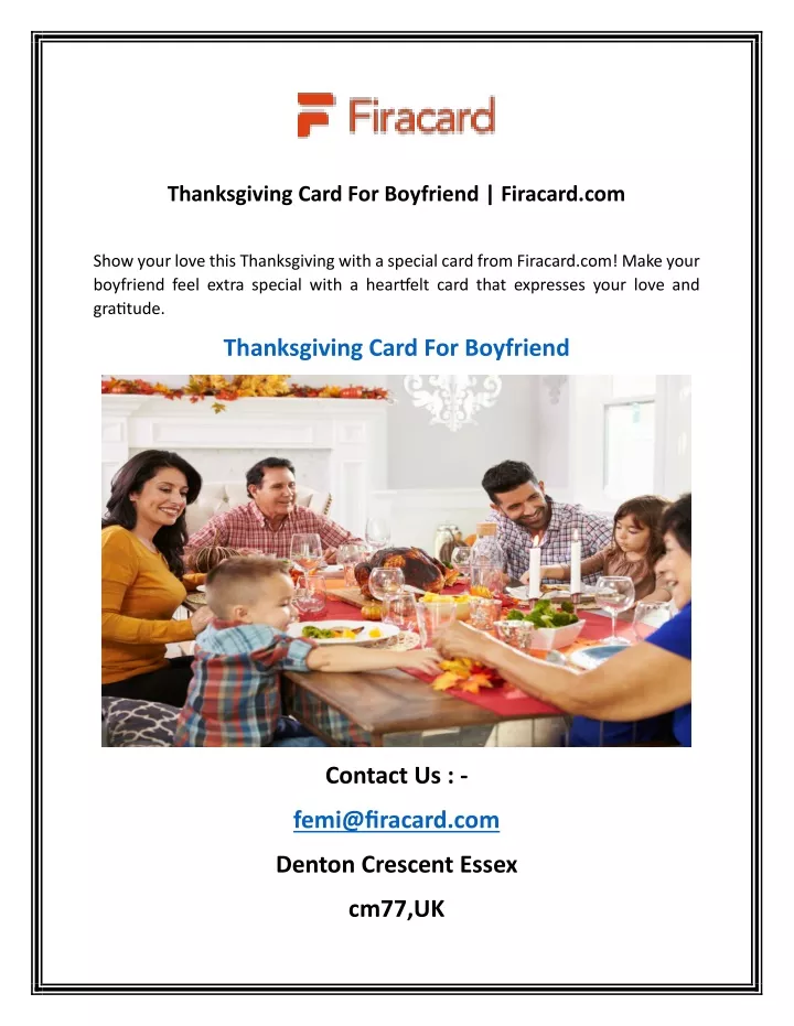 thanksgiving card for boyfriend firacard com