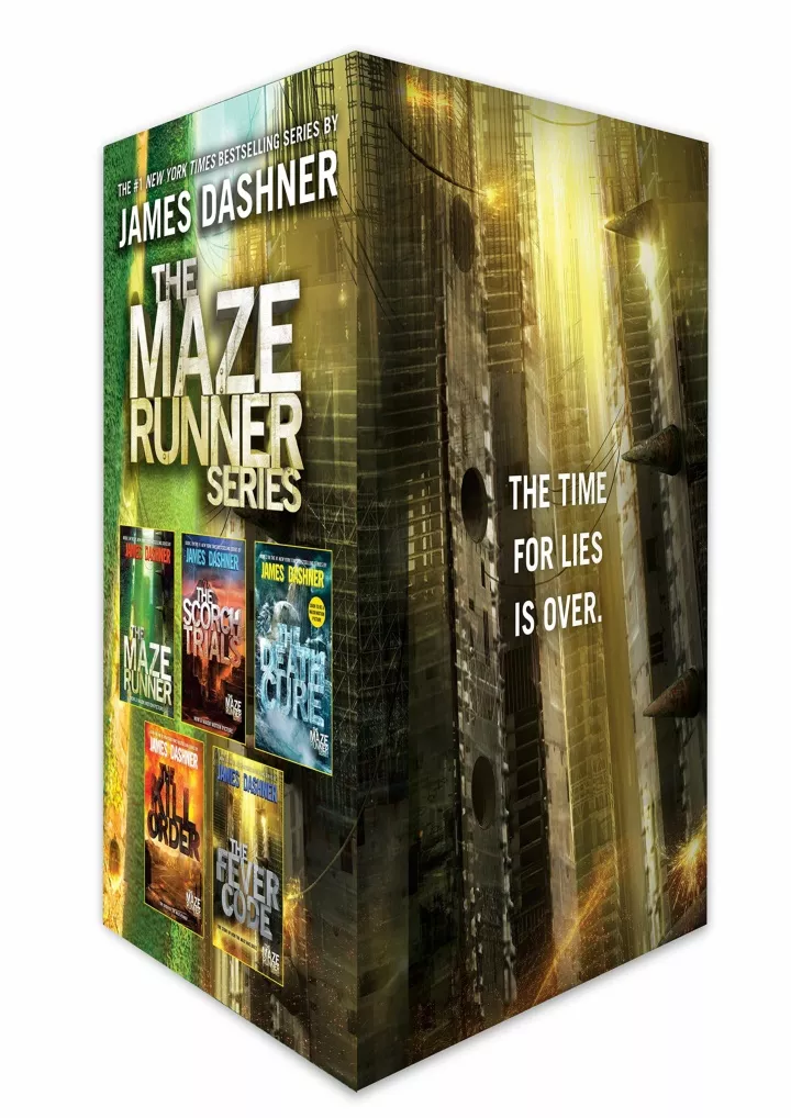 the maze runner book presentation