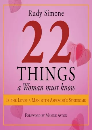 [Ebook] 22 Things a Woman Must Know If She Loves a Man with Asperger's Syndrome